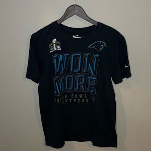 2016 Super Bowl 50 | Carolina Panthers | ‘Won More’ | Black T-Shirt | Size M